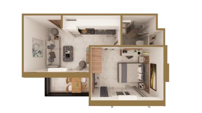 1-Bedroom Apartments in New Projects from Developers